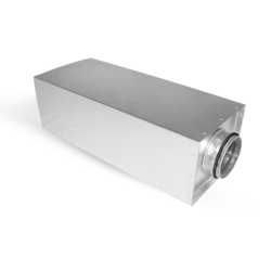  Round acoustic silencers -rectangular casing SQLL-25
