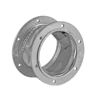Flexible duct connector for circular ducts with flanges ILA-FLS